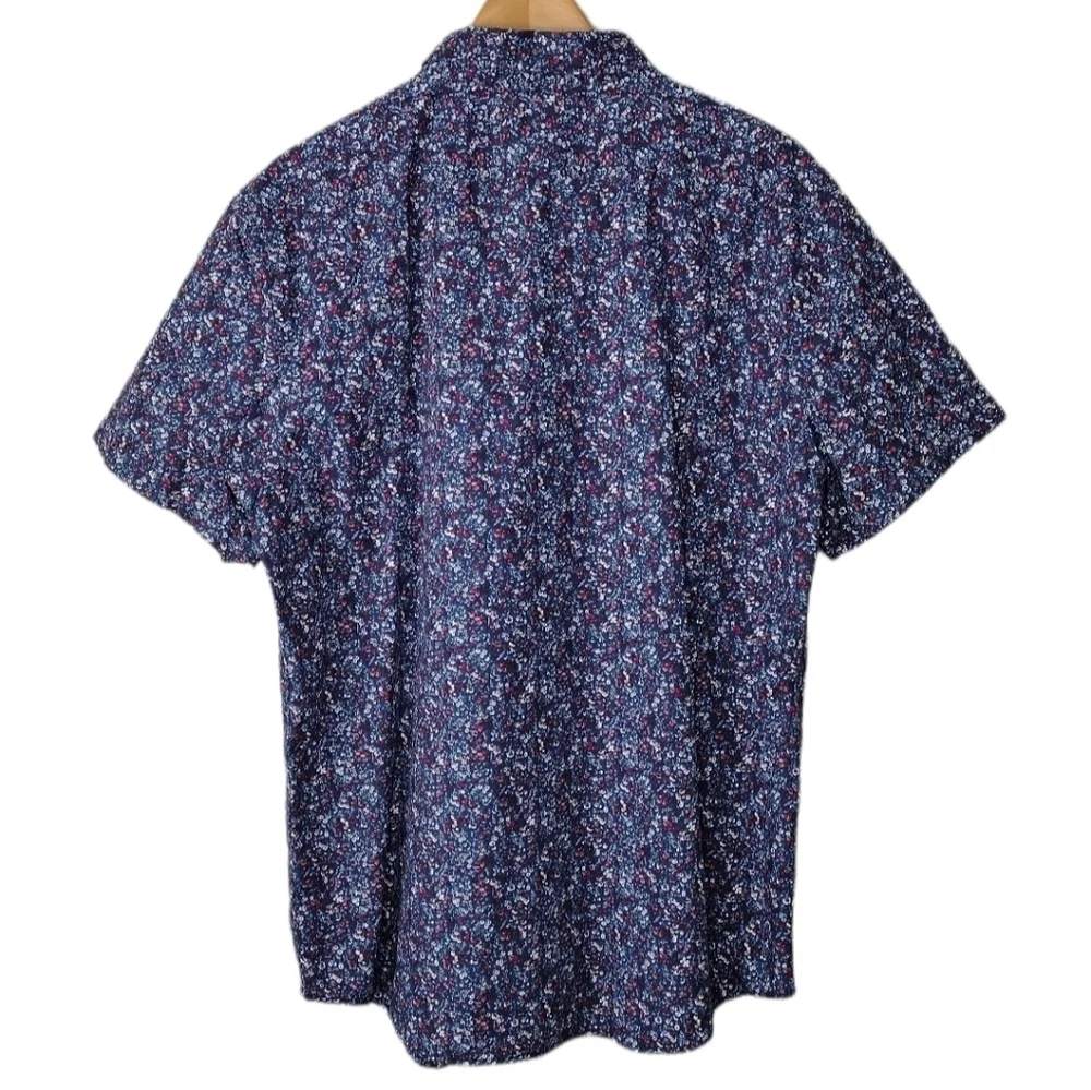 Banana Republic Slim Fit Short Sleeve Casual Button Down Shirt
